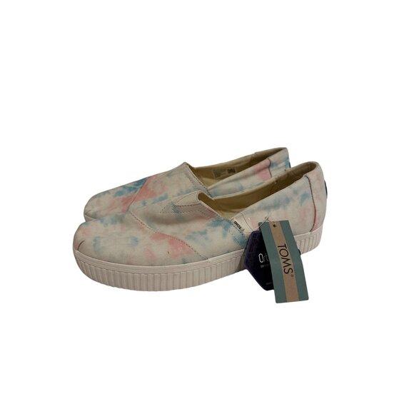 TOMS Alpargata Tie Dye Print Slip On Flats Size 9 NEW - Picture 7 of 7